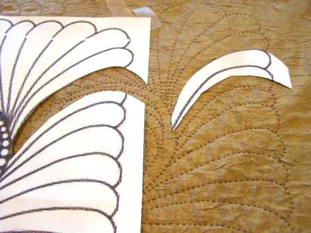 Aligning the missing feather for tracing